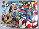 2 DC Superman comics, no 53, Mar 91, good condition; no 6, Dec 91, good condition.