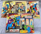 5 DC Superman comics, no 195, Apr 1967, good condition; no 200, Oct 1967, good condition; no 205,