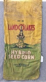 Land O' Lakes Hybrid Seed Corn sack with really nice clear graphics; measures 14