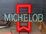 No shipping. Michelob beer neon light is about 25