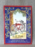 Metal Fat Tire Amber Ale beer sign is about 16