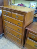 Pickup in Rib Lake. Sumter Cabinet Co. six drawer dresser stands 4' tall and is 3' wide, 20