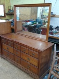 Pickup in Rib Lake. Sumter Cabinet Co. eleven drawer dresser with mirror is 5' wide x 33