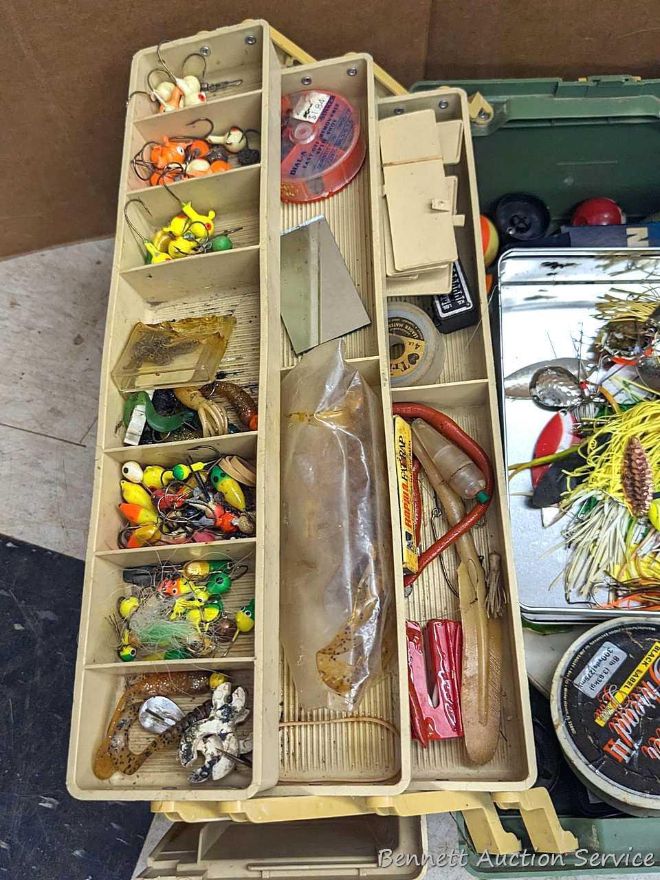 Plano 8606 large tackle box with sinkers, jigs, Proxibid