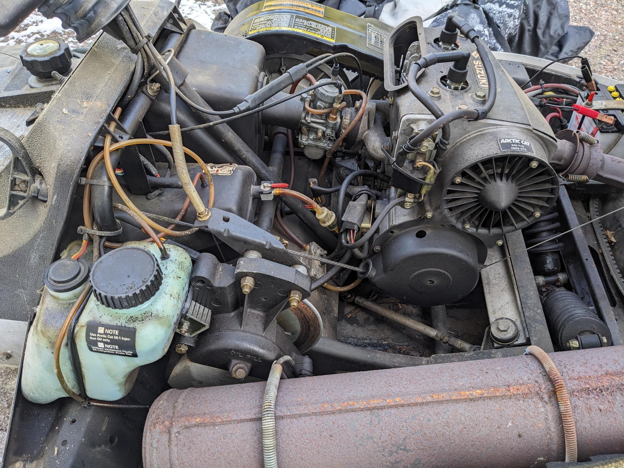 1992 Arctic Cat Lynx electric start snowmobile | Proxibid