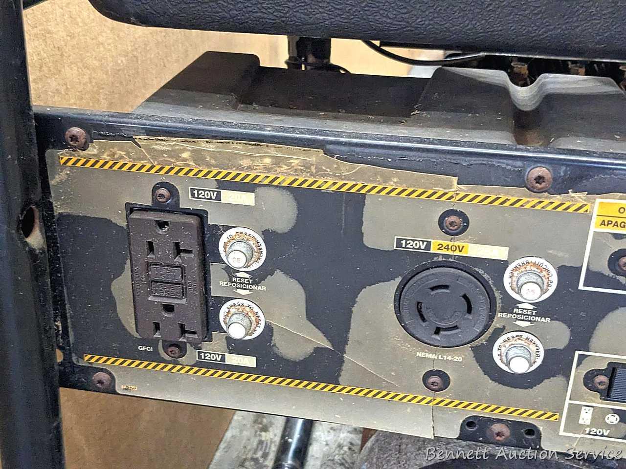 Power Back 6,000 watt contractor grade generator | Proxibid display picture 1