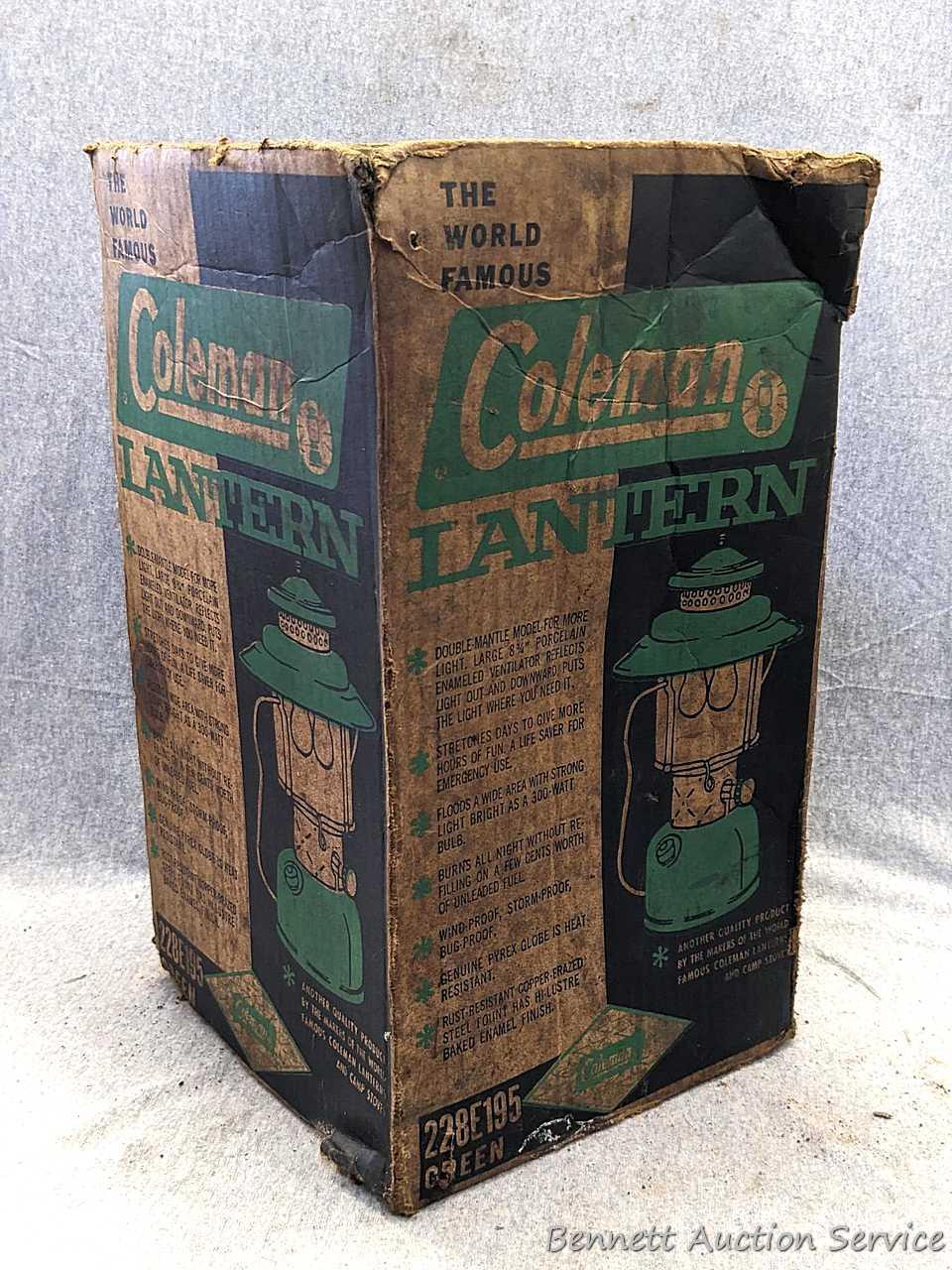 Nice vintage Coleman Model 228F double - mantle | Proxibid