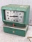 Vintage Acroprint Time Clock from like your work had back in the day. Sounds like it keeps time.