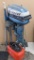 Vintage Evinrude Big Twin 30 hp outboard boat motor with stands and 6 gallon OMC gas can. Serial No.