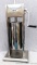 5L Zenny stainless steel two-speed sausage stuffer is in nice condition. Measures about 12