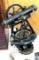 Antique W. & L.E. Gurley surveyors transit with original box, 7-1/2 oz. Millers Falls No. 3 plumb