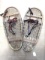 Vintage Swenson & Swenson Bearpaw snowshoes with leather bindings are 29