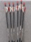 Set of 6 Easton brand High Power Full Metal Jacket 340 carbon arrows ready for your quiver!!