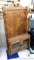 Very nice gun rack holds 4 rifles or shotguns and has storage cabinet underneath for handguns or