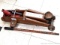 Floor jack with handle raises to about 15