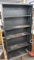 6' tall steel shelving unit with positionable shelves is 3' wide and 10
