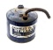 Vintage Behrens 5 gal oil can is made of 26 gauge steel and has decent graphics. Nice display piece