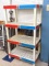 Vintage Pepsi shelving unit is about 31