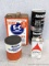 No shipping. 1 gallon can of Gunk S-C Degreaser mostly full; unopened cans of Holiday ATF and