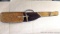 Nice leather gun boot has sturdy sides and measures 4' long and 8-1/2