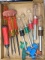 Craftsman, Stanley, and other nutdrivers, and torx drivers.