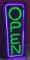 No shipping. Neon Open sign measures approx. 26