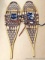 Pair of Iverson 13x46 snowshoes show reasonable wear and are in good condition.