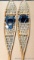 Pair of old-style Safe Sport snowshoes with Bob Maki bindings. Measure about 56