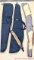 Trio of gun cases and a gun sling; longest case measures 51