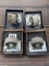Set of four 2-1/2