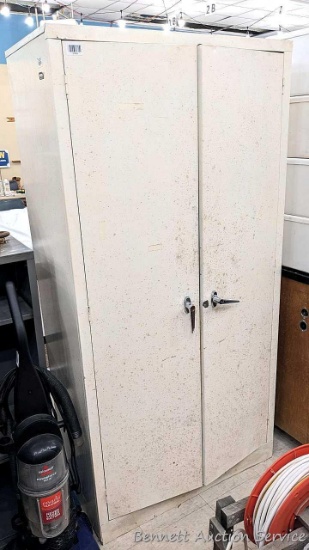 Steel cabinet would be nice to organize things in the garage or store hunting clothes in the