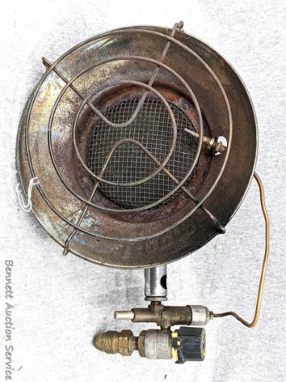 Mr. Heater single burner propane heater, great for ice fishing.