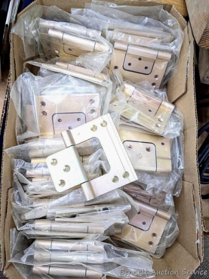New in plastic a plethora of 3-1/4" hinges. Nice quality, different style no need for hinge