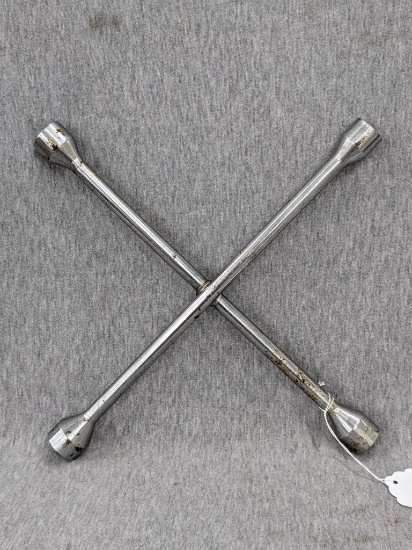14" wide lug wrench - every vehicle should have one.