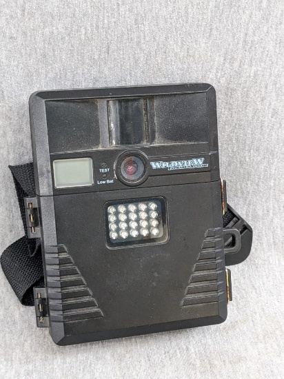 Wildview Infrared Xtreme game camera is Model STC-TGLX2IR. Measures 7" tall and incl strap.