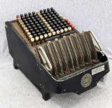 Antique Brandt Automatic Cashier machine once belonged to the Marathon County Treasurer. Made in