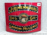 J. Leinenkugel Brewing Co. sign is about 12