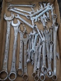 Combination, open-end and box end wrenches up to 1-1/4