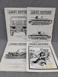 4 Army Motors Journal magazines, see pics for details.