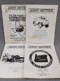 4 Army Motors Journal magazines, see pics for details.