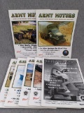 7 Army Motors Journal magazines, see pics for details.