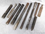 Cold chisels, wood chisels, etc up to 12-1/2