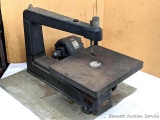 Well made Craftsman scroll saw is larger than most. Made by the King - Seeley Corp. Tiltable 12