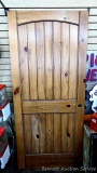 Very classy door with a farmhouse feel measures 36