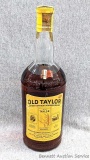 No shipping. Must be 21 years old to purchase. 1 quart of Old Taylor Kentucky Straight Bourbon