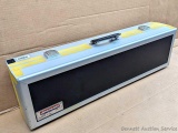 Heavy hard sided gun case for a take down rifle or shotgun; or fill with handguns. Measures approx
