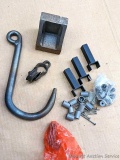 Welding table 90 degree clamping block, heavy duty recovery hook, a pully, and more.