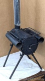 Neat little stove would be great in an ice or hunting shanty. Measures 14