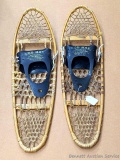 Pair of Iverson 10x36 snowshoes with Bob Maki bindings. Webbing, frame, bindings all in nice