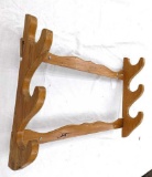 3-gun gun rack for your shotgun, muzzleloader, or rifle. 26